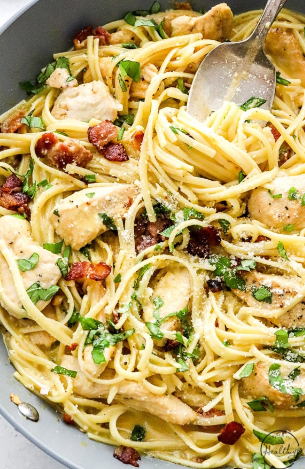 Chicken Carbonara